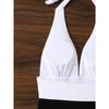 Deep V Neck High Waist Tummy Control Swimwear
