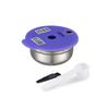 Reusable Coffee Capsule Pods Refillable Stainless Steel Coffee Filter for Bosch Tassimo Happy Vivy Coffee Maker 60/180/200/220ml