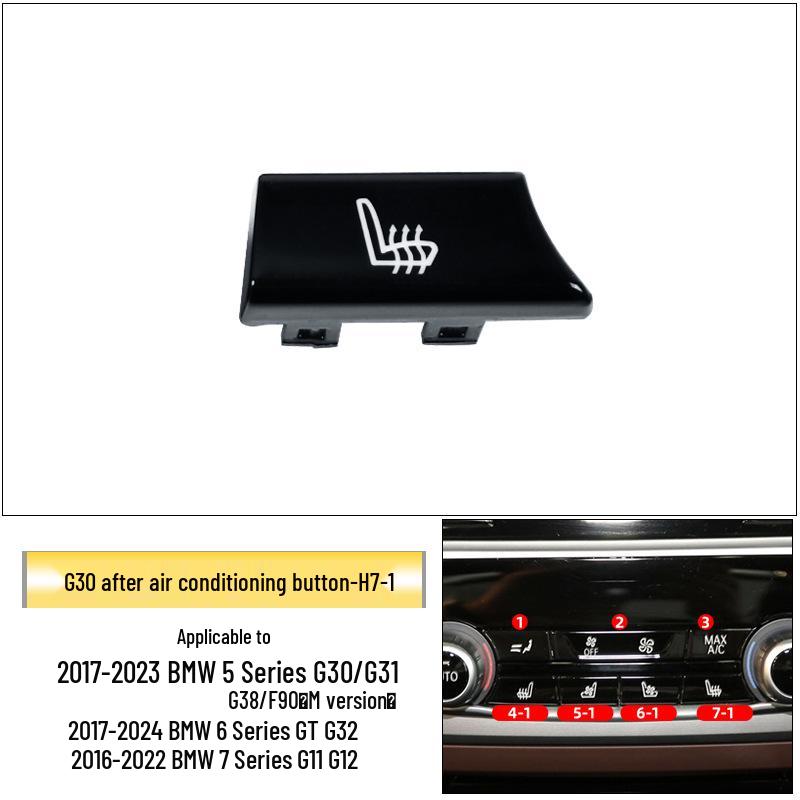 

Совместимы с BMW 5 серии, 7 серии, GT, 6 серии, G32, G30 Кнопки переключения заднего кондиционера