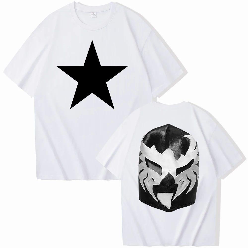 Hip Hop Módní Trička Ye Kanye West Bully Album Tričko Harajuku Krátký Rukáv Kulatý Výstřih Ležérní Volné Potisk Top Unisex