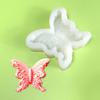 3D Schmetterlingsform Silikon Kerzenformen Epoxidharz Silikonformen für Kerzen Seife Fondant Schokolade Kuchen Süßigkeiten Backen