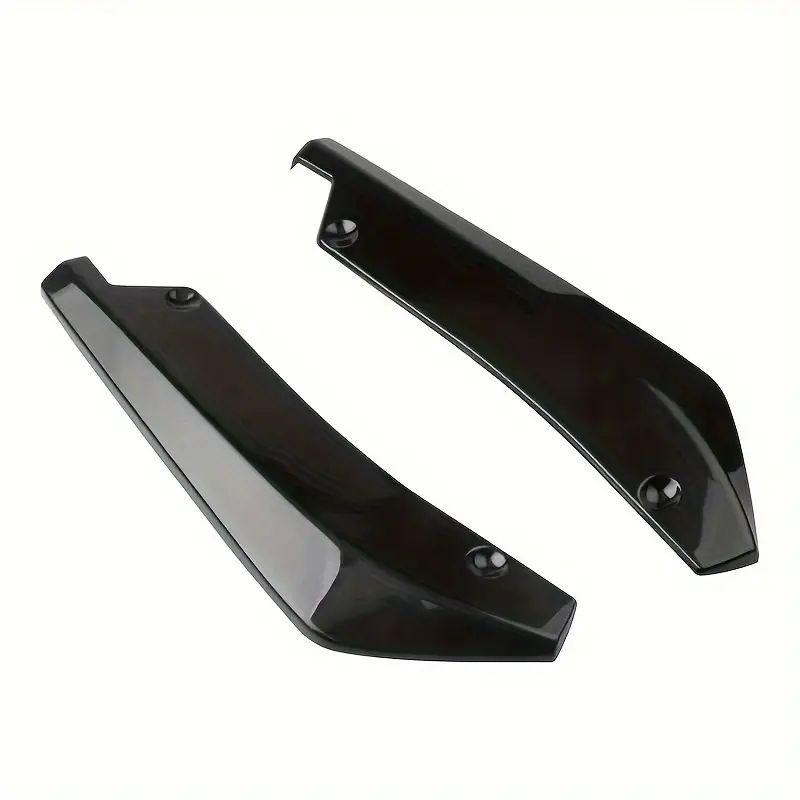 2PCS Universal Car Rear Bumper Lip Diffuser Splitter - Durable Scratch Guard & Stylish Rear Corner Enhancement - Easy Installati