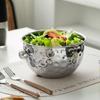 Modern Hammered Metal Ice Buckets Set Of 2 Gift Ice Container Set For Chilling Wine Beer And Cocktails At Gatherings