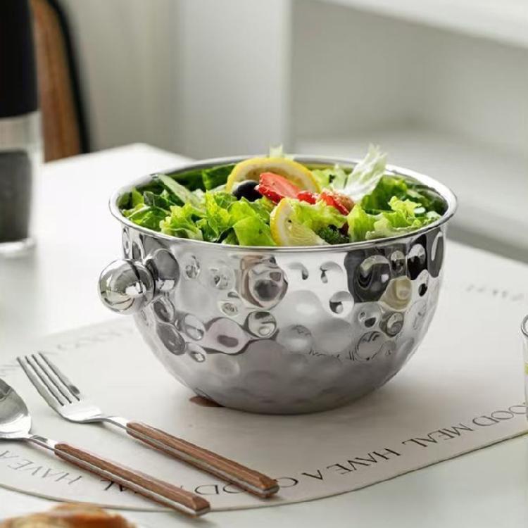 Modern Hammered Metal Ice Buckets Set Of 2 Gift Ice Container Set For Chilling Wine Beer And Cocktails At Gatherings