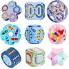 Magic Bean Rotating Cube Toy Fidget Spinner Ball Bead Puzzle Kids Kindergarten Educational Stress Relief Hand ToyMX633-117A
