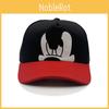 Cartoon Mouse Cotton Kids Baseball Cap With Short Brim For Outdoor Play