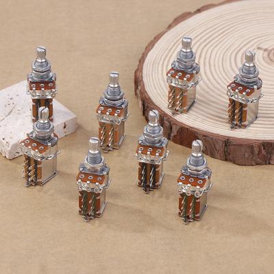 1 pz Potenziometro Push-Pull per Chitarra(pentola) Per Chitarra Elettrica Basso A/B 25K/50K/250K/500K Parti Potenziometri di Controllo per Chitarre
