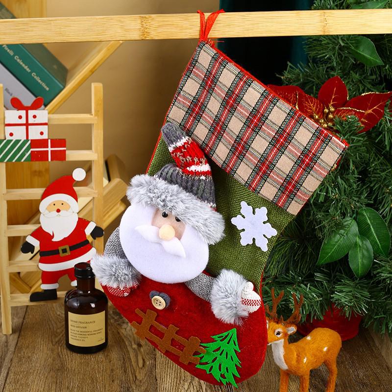 Julgransstrumpa Prydnad: Liten present- och godispåsehänge