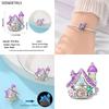 Winter Series Ski Polar Bear Snowman Charms Fit Original Bracelet DIY Jewelry Making Women Gift 100% 925 Silver