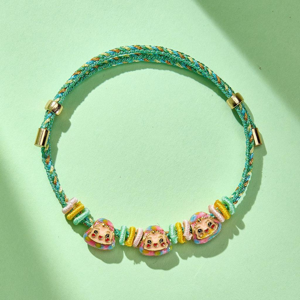 Zongbao Dragon Boat Festival Five-Color Handmade Bracelet – Children's & Adults' Handwoven Jewelry Gift