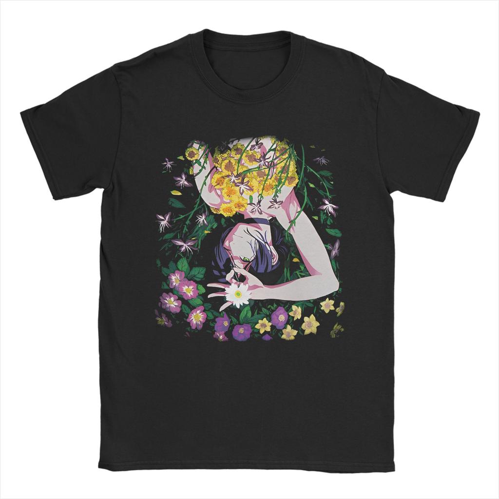 Funny Makima Chainsaw Man T Shirt For Men Women 100%Cotton Short Sleeve  Round Neck Summer Top Tee