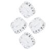 4Pcs Acrylic Bass Knobs Electric Guitar Volume Control Potentiometer Hat Guitar Accessories