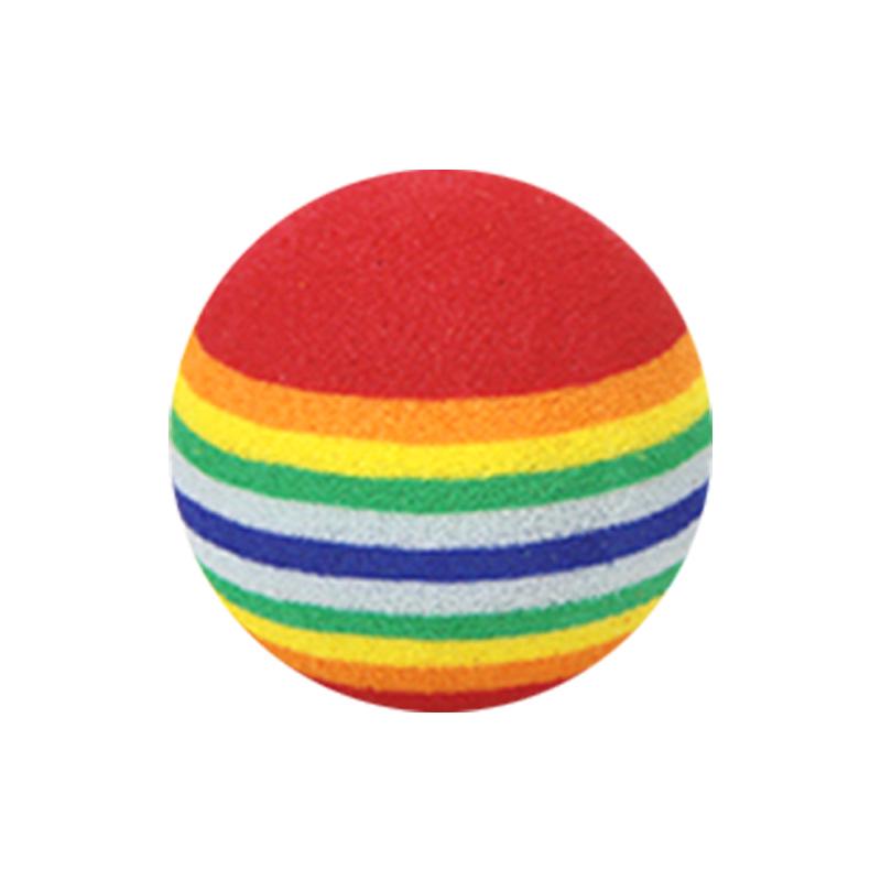 Rainbow Multi-Color Foam Golf Balls for Indoor Practice and Pet Play - Available In 5 Sizes