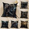 L-Legend Of The Dark Elf H-Halvarth The Nordic People Of Thunder Linen Pillow Case Sofa Home Decor Cushion Cover Cushion Cove