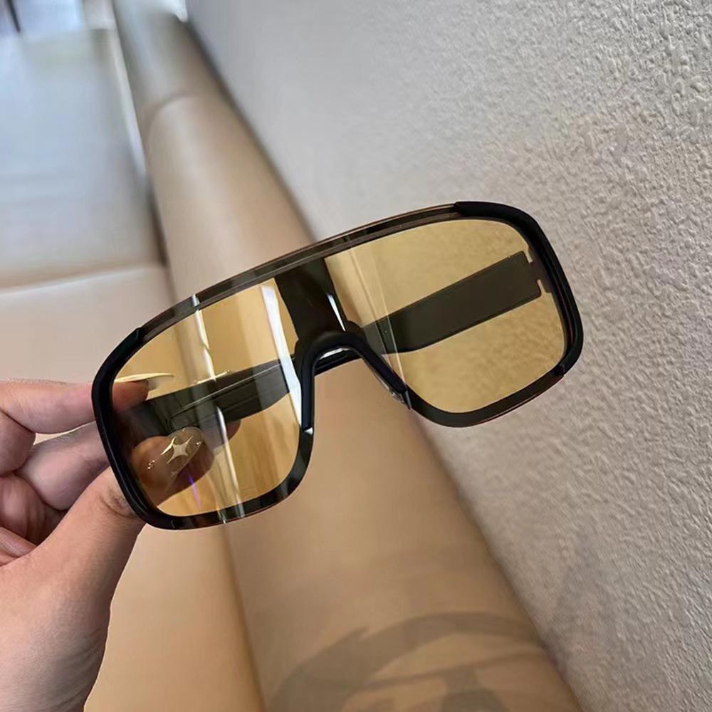 Y2K Punk Cycling Sunglasses Women Men Sports Windproof Glasses Retro-Reflective Sheeting Lens Road Riding Sport Glasses UV400