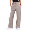 Fall Winter Women's High Waist Drawstring Solid Color Casual Sweatpants Leisure Leisure Long Pants