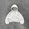New Hooded Sweatshirt Women's European and American Dark EE Print Zipper Hoodie Gothic Coat Top