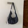 Korean Wave Dot Armpit Bag Female Girl Style Shoulder Niche Design Commuting Foreign Dumpling Trendy