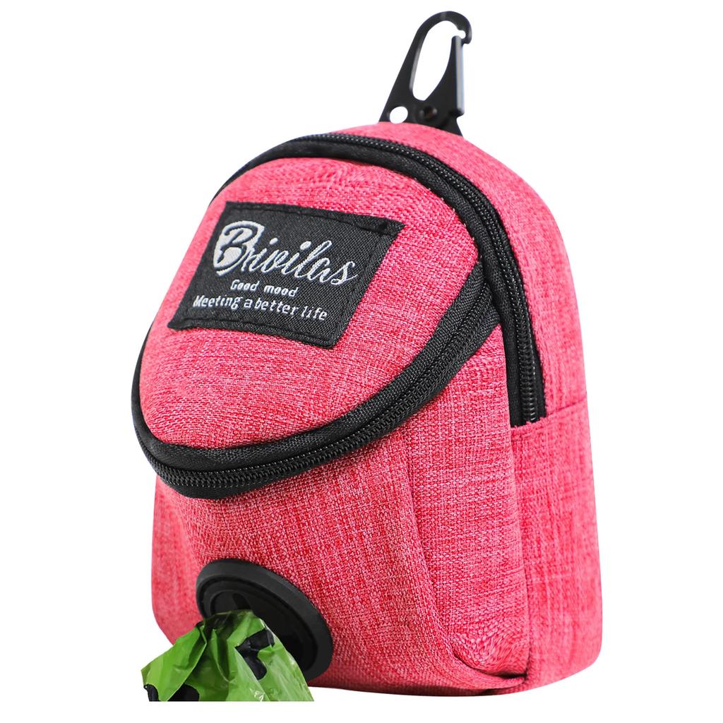 Pet Dog Treat Pouch Portable Multifunction Dog Training Bag Outdoor Travel Dog Poop Bag Dispenser Durable Pet Accessories