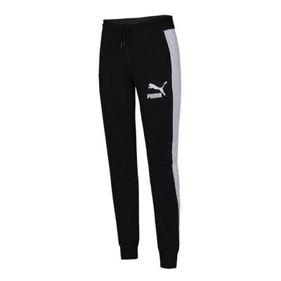 Sporty Casual Knit Pants Unisex Bottoms Black 599905-01