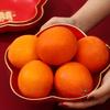 Wedding & Engagement Fruit and Candy Plate - Elegant Red Ornament for Living Room