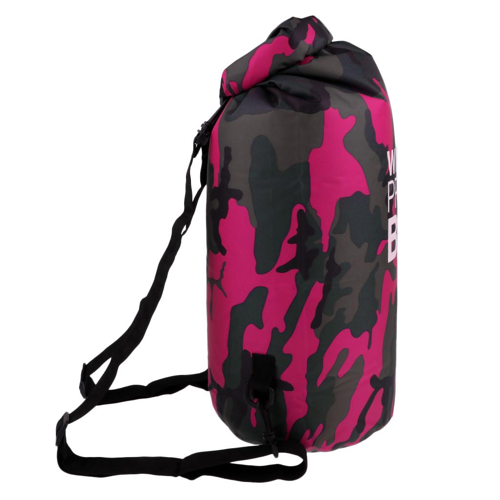 Waterproof Bag Roll Top Floating Sack PVC Backpack for Kayak Canoe Surfing Boating Swimming Outdoor