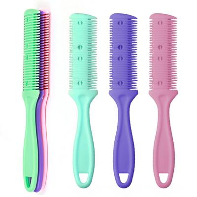 Styler Thinner Scissors Tool Comb Hair Razor Trimmer Double Cutting