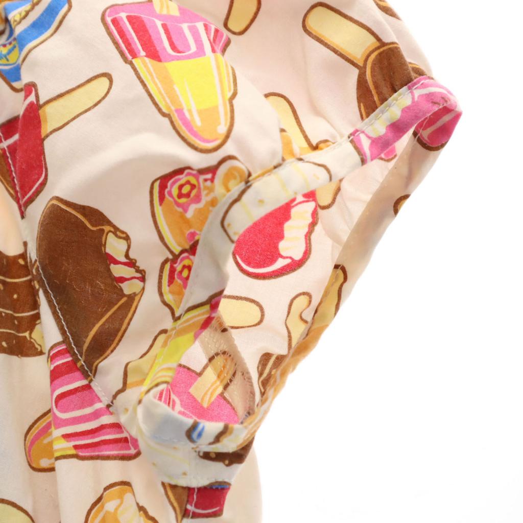 HYSTERIC GLAMOUR Overall Handle French Sleeve Mini Dress F Ice Cream Women Used