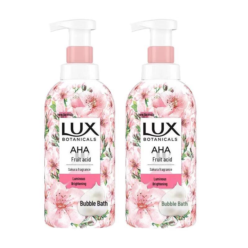 LUX Cherry Blossom Bubble Shower Gel Duo Pack