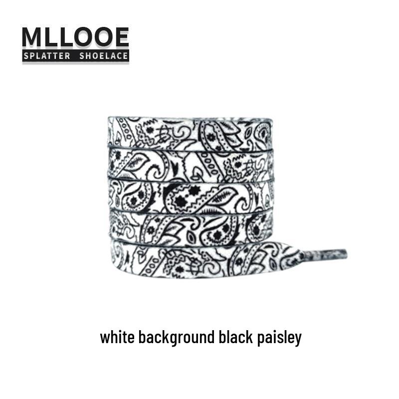 Cashew Flower Shoelaces for Air Force One AF1 & Casual White Sneakers