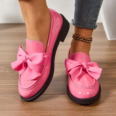 Female Shoes On Sale  Plus Size Women's High Heels Classics Office Career Pumps Women Bow Tie Round Toe Slip On Shoes Women