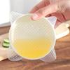 4 Pezzi Coperchi Estensibili in Silicone Riutilizzabili Coperchio per Ciotola Alimenti Avvolgimento Sottovuoto Sigillo Coperchio per Alimenti