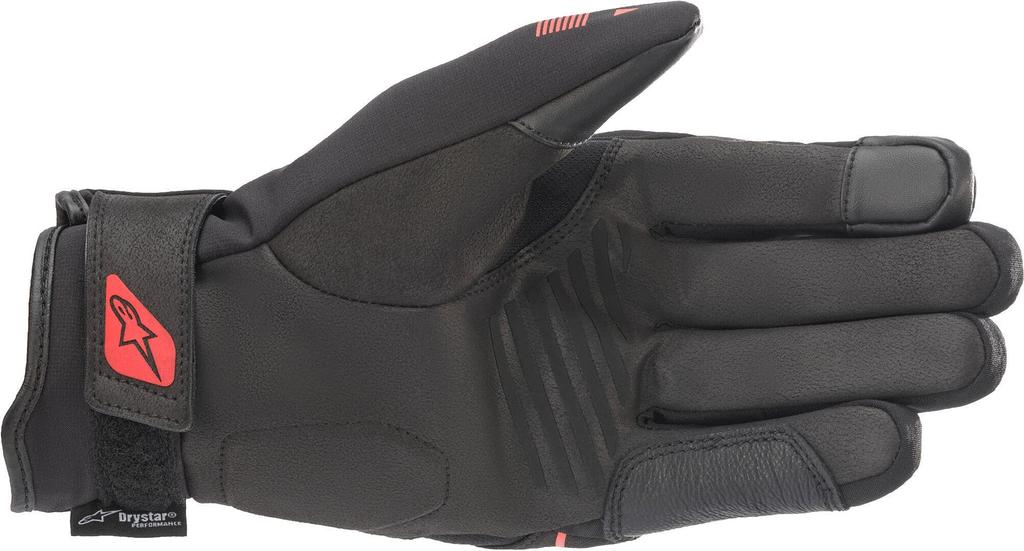 Alpinestars Motorcycle Gloves 1030 BLACK RED FLUO SYNCRO V2 DRYSTAR Gloves 3529121 (Size L)
