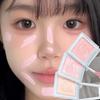 Monochrome Face Highlight Plate Brightens High-Gloss Cream Matte Facial Moisturizer Highlighter Palette Natural Pink Blush Cream