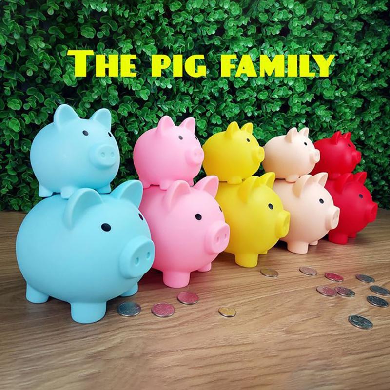 Piggy Piggy Bank Creative Children Promotional Gift Cartoon Piggy Bank Flesh Large