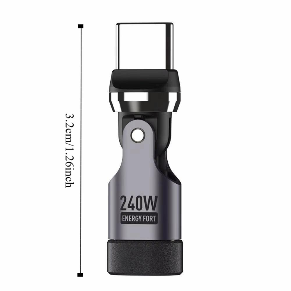 USB-C To USB-C USBC Charging Converter 180 Degree USB-A Female Adapter Mobile Phone