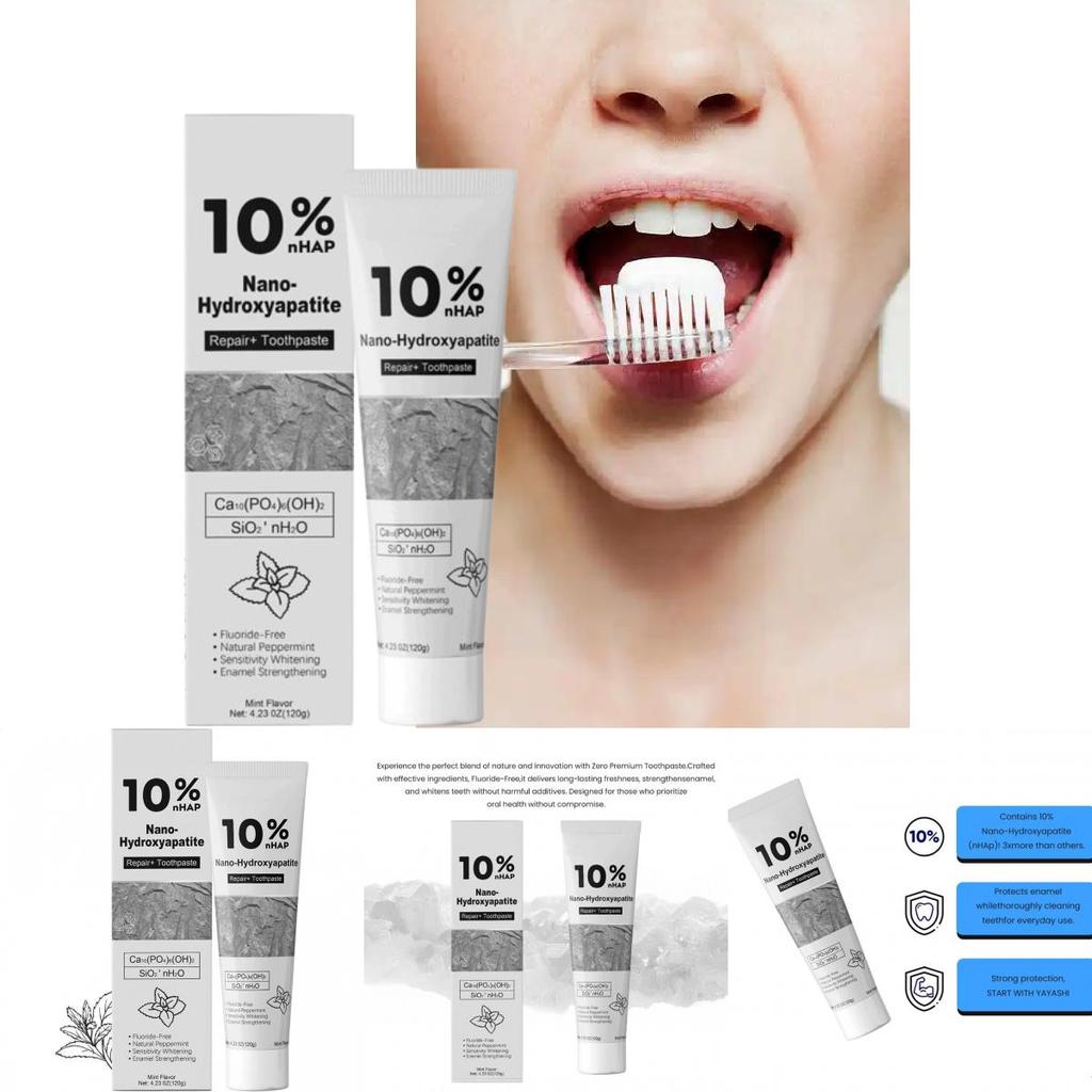 10%nhap Nano Hydroxyapatite Toothpaste With Whitening For Adult Dental Care