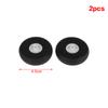 2Pcs High Elastic PU Rubber Wheel Diameter 1/1.25/1.5/1.75/2/2.25/2.5/2.75 Inch For RC Fixed-Wing Airplane Model DIY Tires
