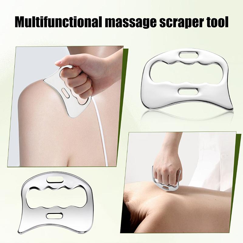 For Body Slimming Scraping Board Muscle Massage Relaxation Stainless Steel Gua Sha Stick Deep Tissue Relax Cellulite Massager