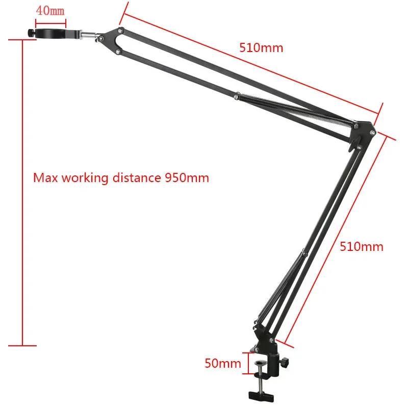Camera Tripod Table Stand Set Photography Adjustable Arm stand For Digital Video Microscope Camera Boom Scissor Arm Stand Holder