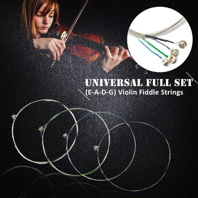 Universal 10 Sets (E-A-D-G) Violin String Steel Core Nickel-silver Wound