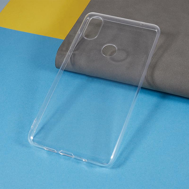 

For Xiaomi Mi Mix 2s Transparent Soft TPU Phone Case Shockproof Ultra-Thin Back Cover A