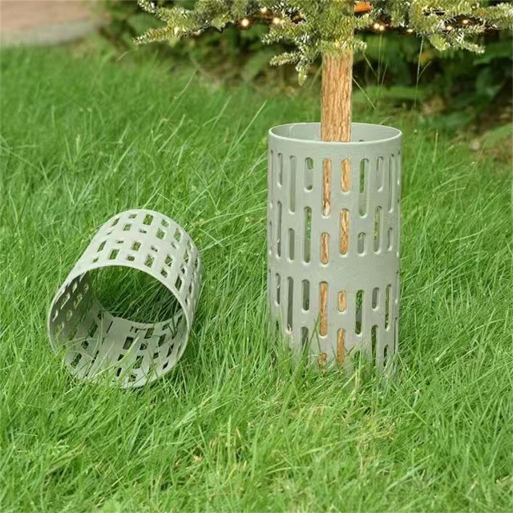 6/10Pieces Plastic Tree Trunk Protectors Nursery Mesh Tree Bark Protector