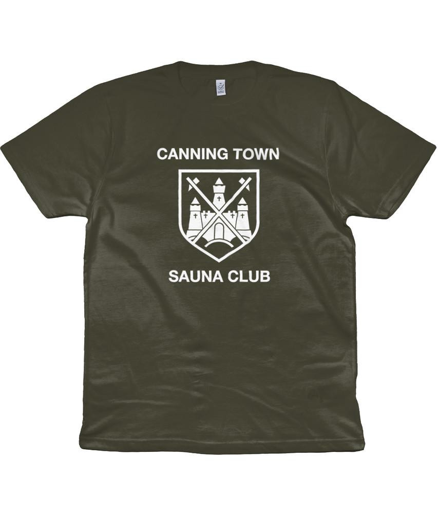 

MORRISSEY - CANNING TOWN SAUNA CLUB - 1999 - White and Green - Organic T Shirt 2XL