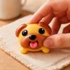 Vinyl Material Puppy Vinyl Ornament Out Its Tongue Pendant Decoration  Gift For Dog Lovers