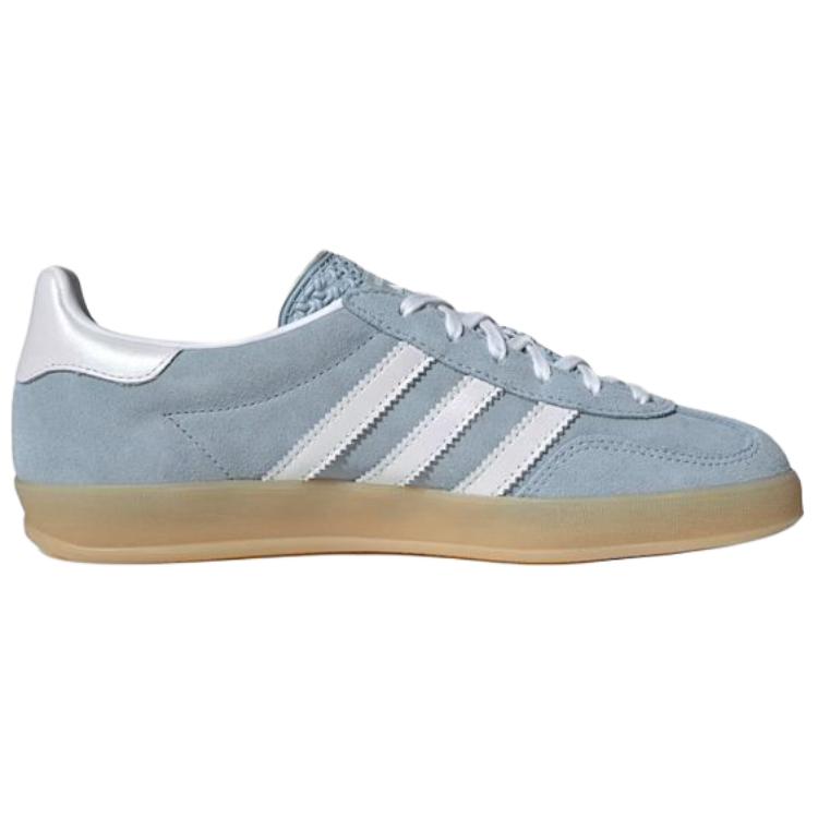 Adidas Originals GAZELLE INDOOR Abrasion Resistant Low Top Skateboard Shoes Women's Blue Sneakers JQ7009