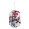 Solar Powered Print Hanging Lantern Nylon Cloth Traditional Decorative Lamp Lantern Atmosphere Light New Year Holiday Decoration