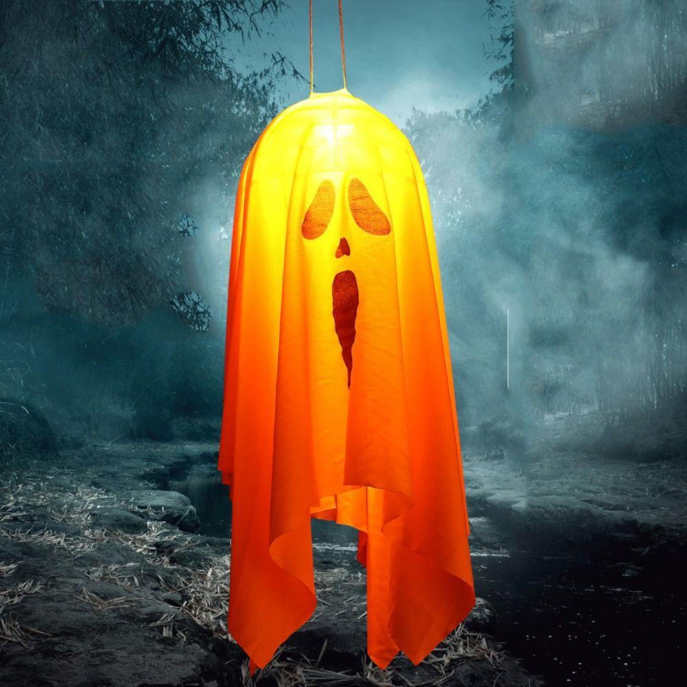 Wind Tunnel Ghost LED Pendant Luminous Halloween Pendant Lights  Venue Layout Props