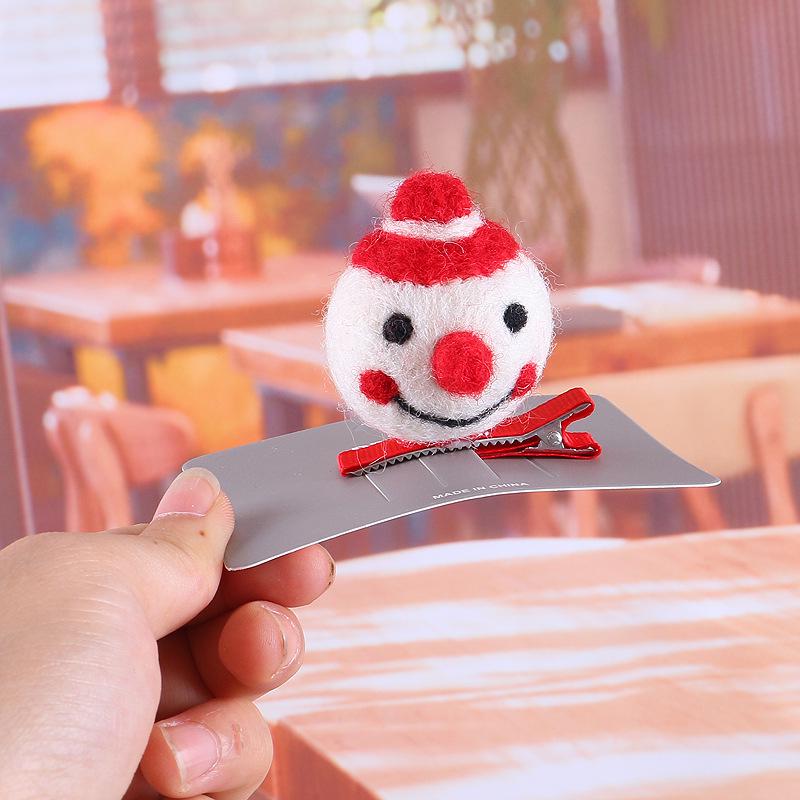 

Christmas Kids Hair Accessories: Fluffy Antler Clips, Santa Hats & Snowman Designs