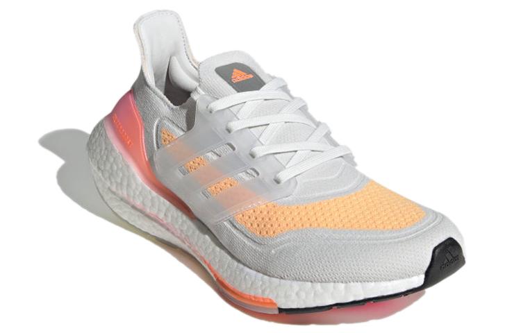 UltraBoost 21 Wmns Adidas 'White Acid Orange' Women's FY0400